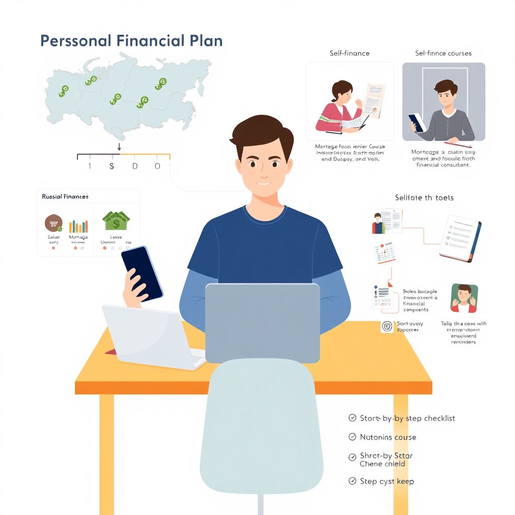 Личный финансовый план в рублях: пошаговый чек-лист для начинающих